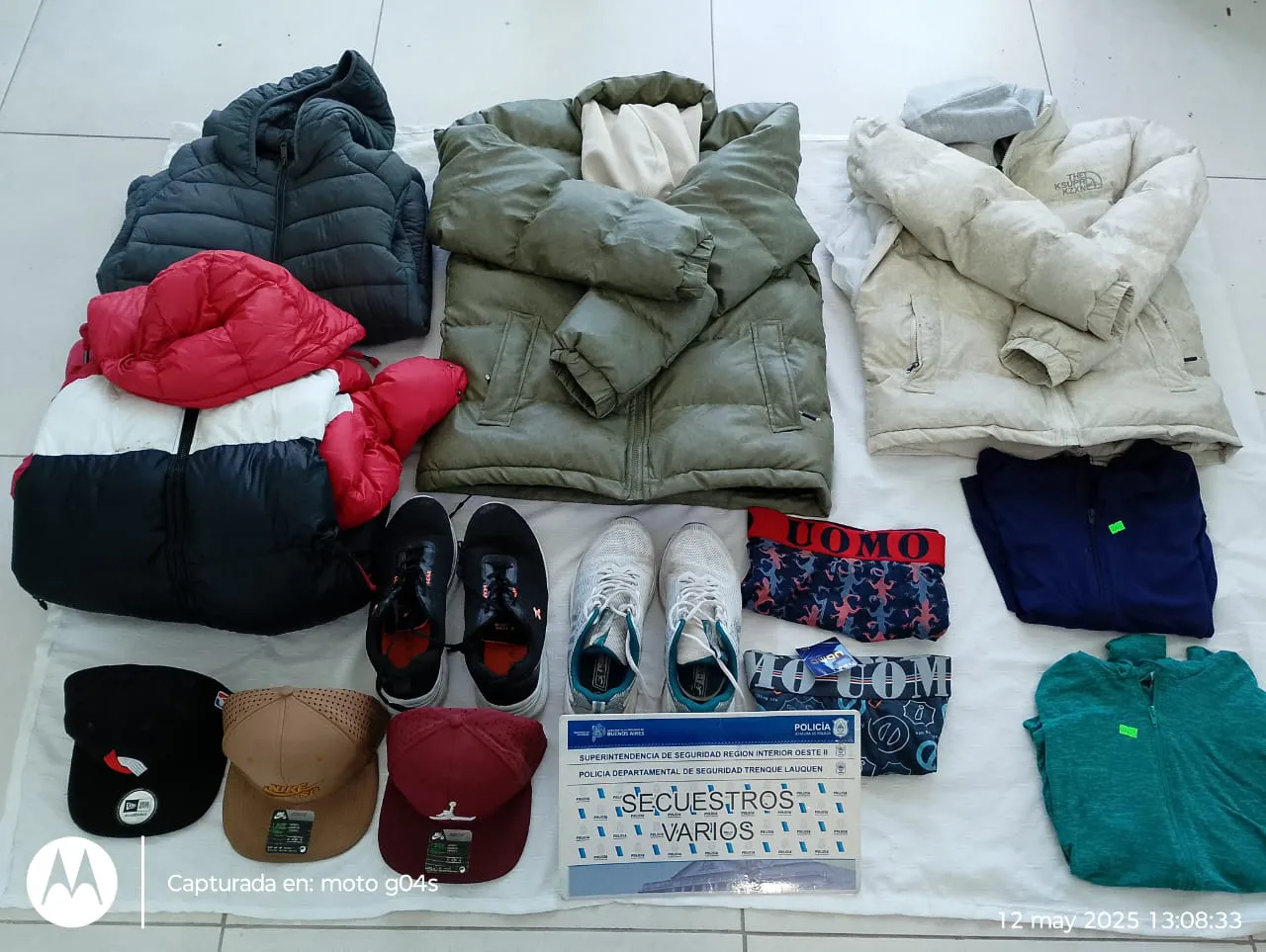 ropa robada