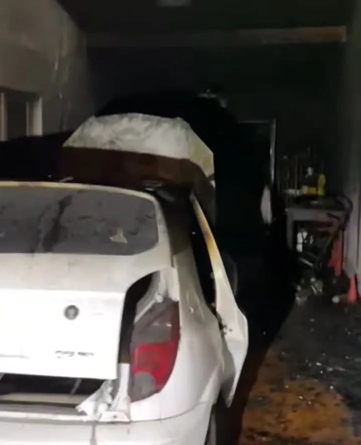 incendio auto garage