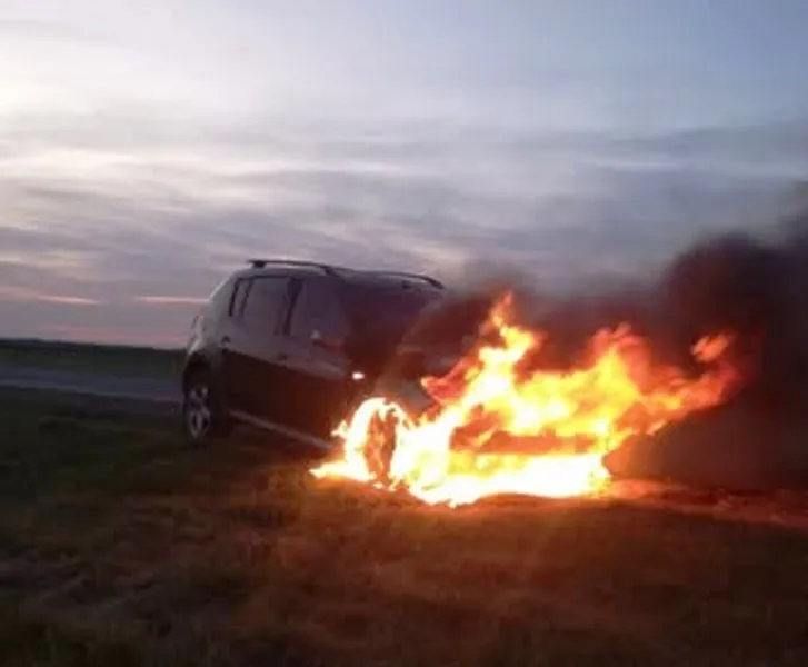 incendio auto ruta 5